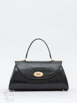 Сумка женская кожаная 1043L black Polina&Eiterou