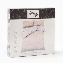 Постельное бельё LoveLife евро Summer mood 200х217см, 225х240см, 50х70см-2шт, хлопок, сатин, 125г/м?  фото 5