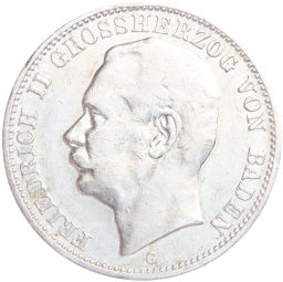 3 марки 1909 года G Германия (Баден)