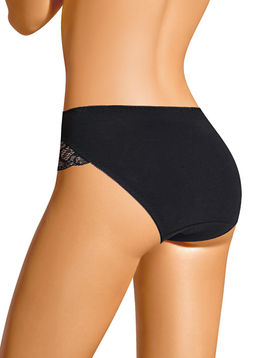 CLE C1166 Трусы жен. Кружево хлопок чёрный - Clever wear фото 2