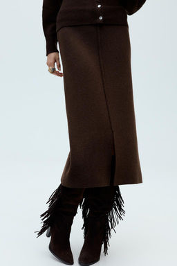 LONG KNIT SKIRT - Zara фото 2