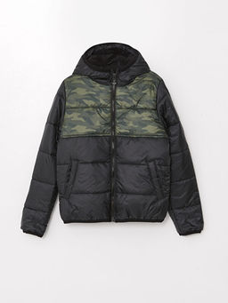 Kap??onlu Erkek ?ocuk ?i?me Mont