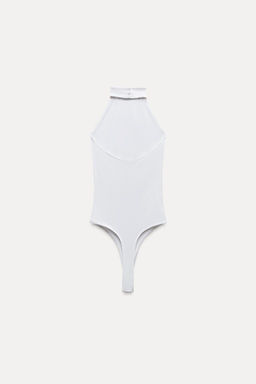 OPEN BACK HALTER BODYSUIT - Zara фото 16