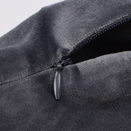 Набор декоративных наволочек Этель с кисточками, цвет серый, 45×45 см - 2 шт., полиэстер, велюр