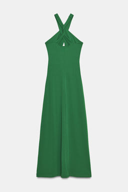 VESTIDO FLUIDO CRUZADO / Verde - Zara фото 7