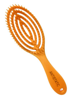 Rama Rose Расчёска для волос продувная фигурная K2021E, пластик, в ассортименте