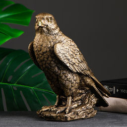 Фигура полистоун «Ястреб», под бронзу, 25×17×12 см