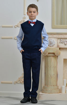 Брюки для мальчиков "Теорема-3" 5402 (ткань офис) р-ры 164-170