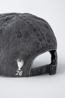 GORRA BORDADO UEFA CHAMPIONS LEAGUE ® / Gris antracita - Zara фото 3