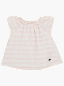 Футболка блузка для девочки UD 6536 роз полоса - Mini maxi фото 4