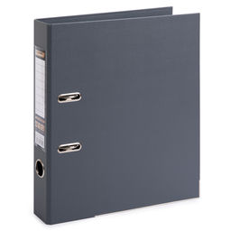 Expert Complete Регистратор PVC, 2-х стороннее покрытие, мет.уг. 50 мм 10 шт. Premier A4 арочный механ. лён серый ЕС100261015