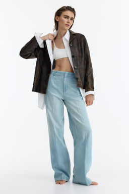 Straight High Jeans - H&m фото 5