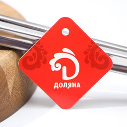 Щипцы кухонные Доляна «Лист», h=28.5 см, серебристые