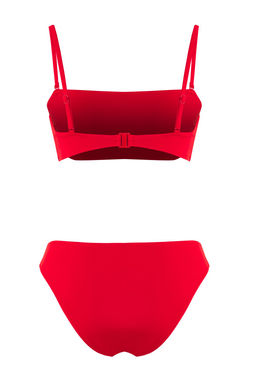 TRENDYOLMILLA K?rm?z? Straplez Normal Bel Bikini Tak?m? TBESS25BT00184  фото 15