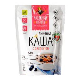Каша льняная Масляный Король
С амарантом 300гр