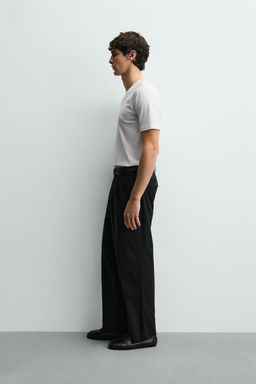 BASIC V-NECK T-SHIRT - Zara фото 12