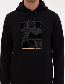 Siyah Regular Fit Sweatshirt - Pierre cardin фото 6