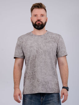 Футболка ФМ-62 светло-серая, трикотаж - Малина фото 6