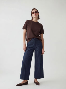 Bisiklet Yaka Kad?n Ti??rt