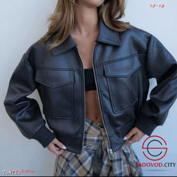 Женская весенняя косуха на молнии