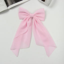 Цена за 2 шт. Заколка - автомат для волос «Джулия», 24×12 см, розовая