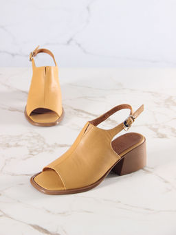 Босоножки 4013.23663bе.Тыква лион+коричневый