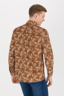 U. S. Polo Assn Мужская рубашка светло-коричневого цвета с длинным рукавом - U.s. polo assn фото 5