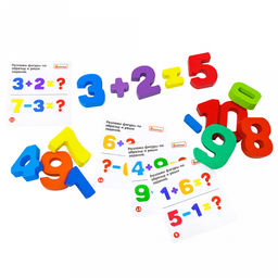 Игрушка "Башня "Цифры" 18*18*1,5см, развивающая, МДФ, ЛХДФ, фанера, картон, в пленке (Россия)