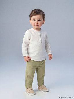 Erkek Bebek Hakim Yaka G?mlek ve Pantolon