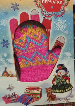 HILLTOP. Новый год. Набор Зимние гуляния (чай + перчатки) 80 гр. карт.упаковка  фото 3