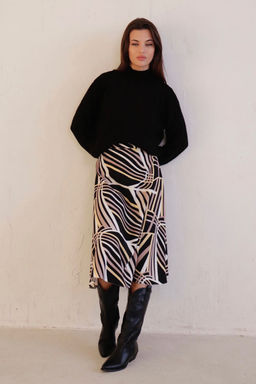 Юбка А-силуэта с принтом - Martichelli фото 44