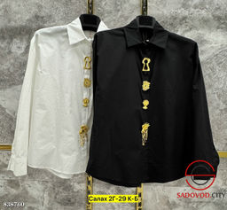 Рубашка женская с рабочими пуговицами