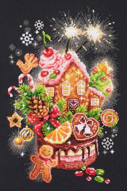 Набор для вышивания Чудесная Игла 340-673 Сладкое Рождество 18 х 28 см