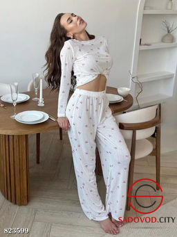 Пижама женская штаны и кофта