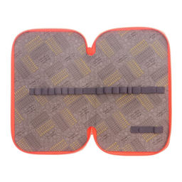 Пенал школьный, 2 секции, 12.5×20.5×4 см«Зверята»