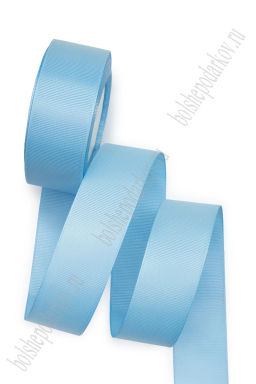 Лента репсовая 4 см*20 ярд (SF-3452) голубой №0062