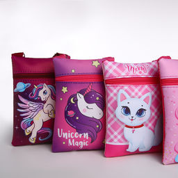 Цена за 5 шт. Сумка детская Волшебные зверята МИКС 16х11 см - Simaland фото 3
