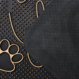 Коврик придверный Доляна «Лапка», 40×70 см, МИКС