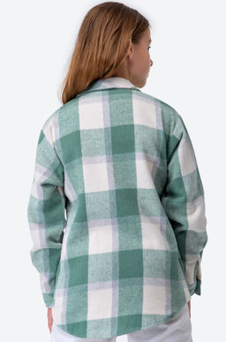 Теплая удлиненная рубашка для девочки Happy Fox фото 24