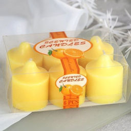 Свеча 6 штук 4,5х5 см / B719 /уп 48/96/ - Галеонтрейд фото 13