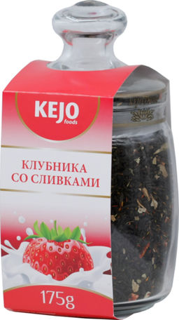 KejoFoods. В стекле. Клубника со сливками 175 гр. стекл.банка