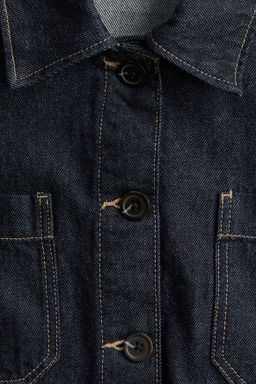 Chaqueta denim con cintur?n de anudar - H&m фото 7