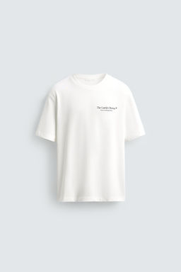 CAMISETA ESTAMPADO CONTRASTE / Beige claro - Zara фото 7