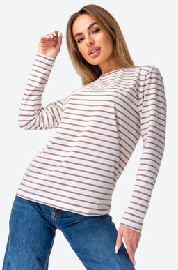 Женский лонгслив в полоску Happy Fox фото 20