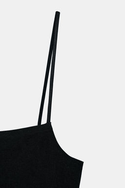SQUARE NECKLINE STRAPPY TOP - Zara фото 13