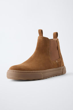 LEATHER CHELSEA BOOTS - Zara фото 4