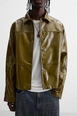 VINYL FINISH JACKET - Zara фото 6