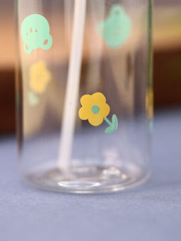 Дорожная бутылочка "Drawings", green (100 ml)