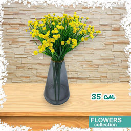 Мимоза желтая 35 см, декоративное растение - Aopen фото 3