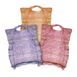 10ш.Сетка-мешок для овощей 30х47см, до 9кг, с завязками и ручками